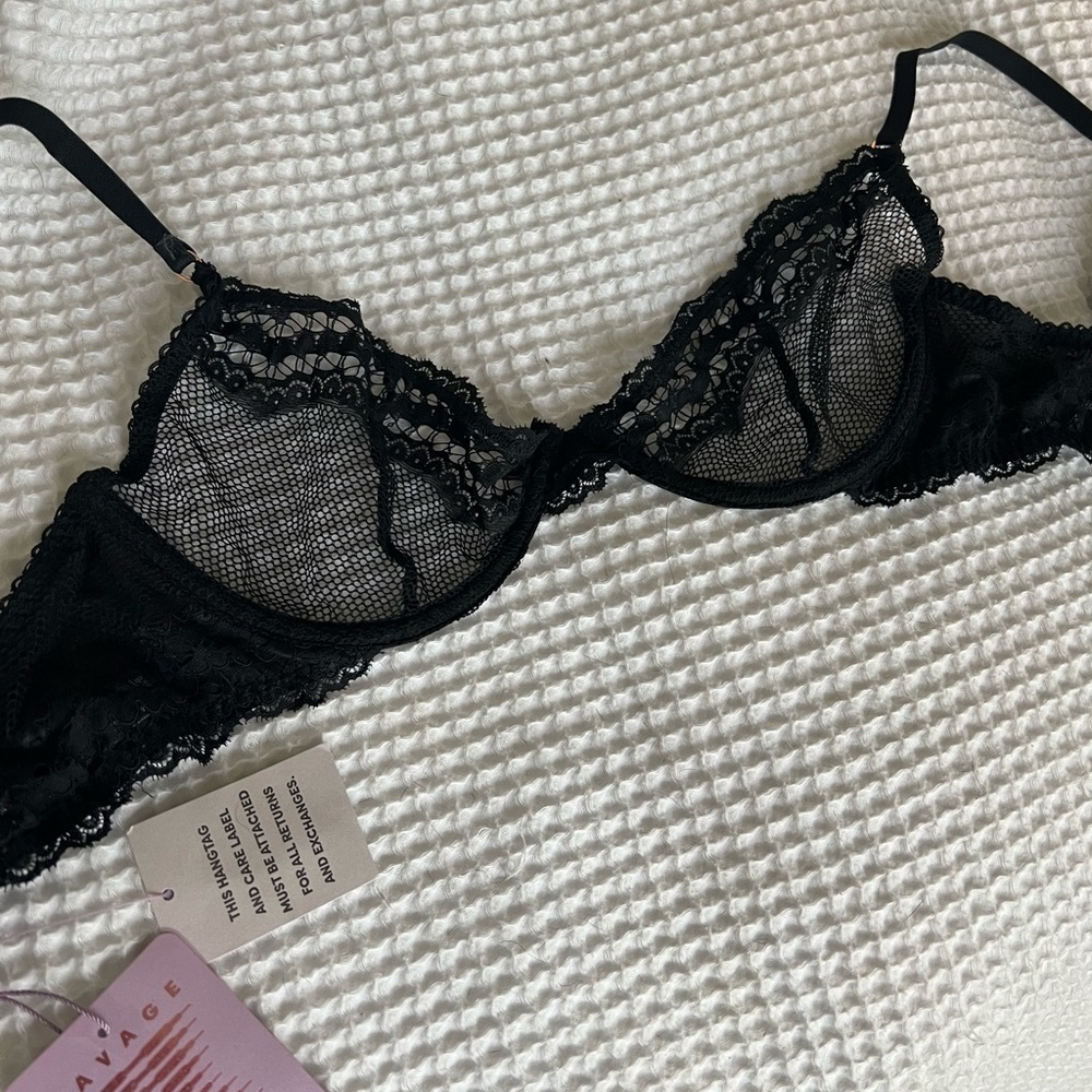 New with tags - Savage x Fenty black bralette